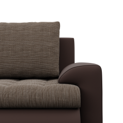 FORESTA ULO Corner Sofa, Side - LEFT, Color - BROWN + CAPPUCCINO FORESTA ULO Corner Sofa, Side - LEFT, Color - BROWN + CAPPUCCINO