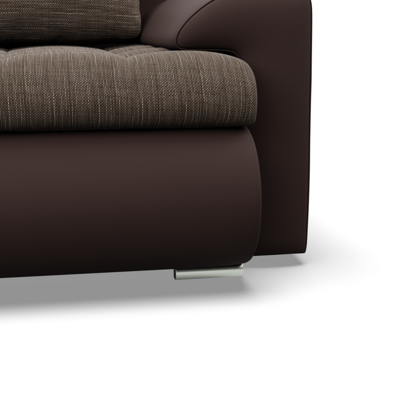 FORESTA ULO Corner Sofa, Side - LEFT, Color - BROWN + CAPPUCCINO FORESTA ULO Corner Sofa, Side - LEFT, Color - BROWN + CAPPUCCINO