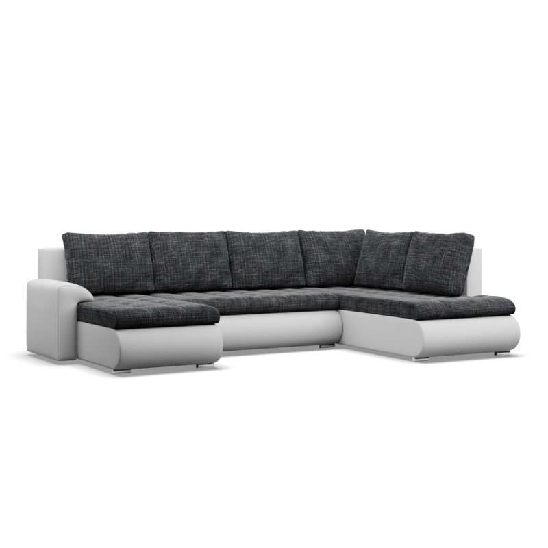 FORESTA ULO Corner Sofa, Side - RIGHT, Color - ASH + WHITE FORESTA ULO Corner Sofa, Side - RIGHT, Color - ASH + WHITE