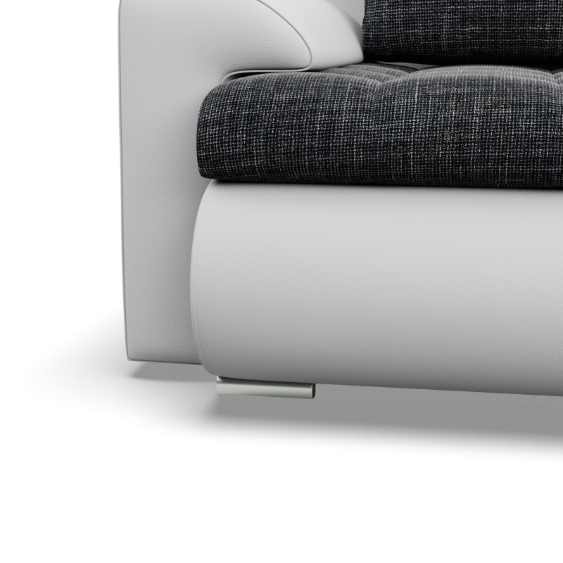 FORESTA ULO Corner Sofa, Side - RIGHT, Color - ASH + WHITE FORESTA ULO Corner Sofa, Side - RIGHT, Color - ASH + WHITE