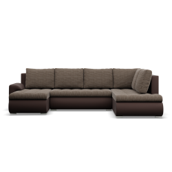 FORESTA ULO Corner Sofa, Side - RIGHT, Color - BROWN + CAPPUCCINO FORESTA ULO Corner Sofa, Side - RIGHT, Color - BROWN + CAPPUCCINO