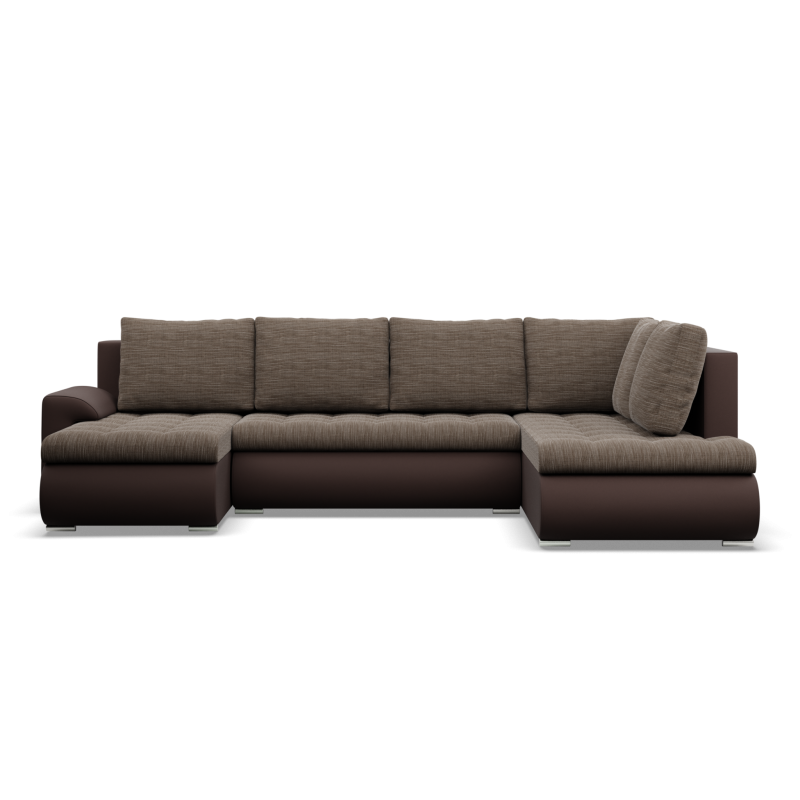 FORESTA ULO Corner Sofa, Side - RIGHT, Color - BROWN + CAPPUCCINO FORESTA ULO Corner Sofa, Side - RIGHT, Color - BROWN + CAPPUCCINO