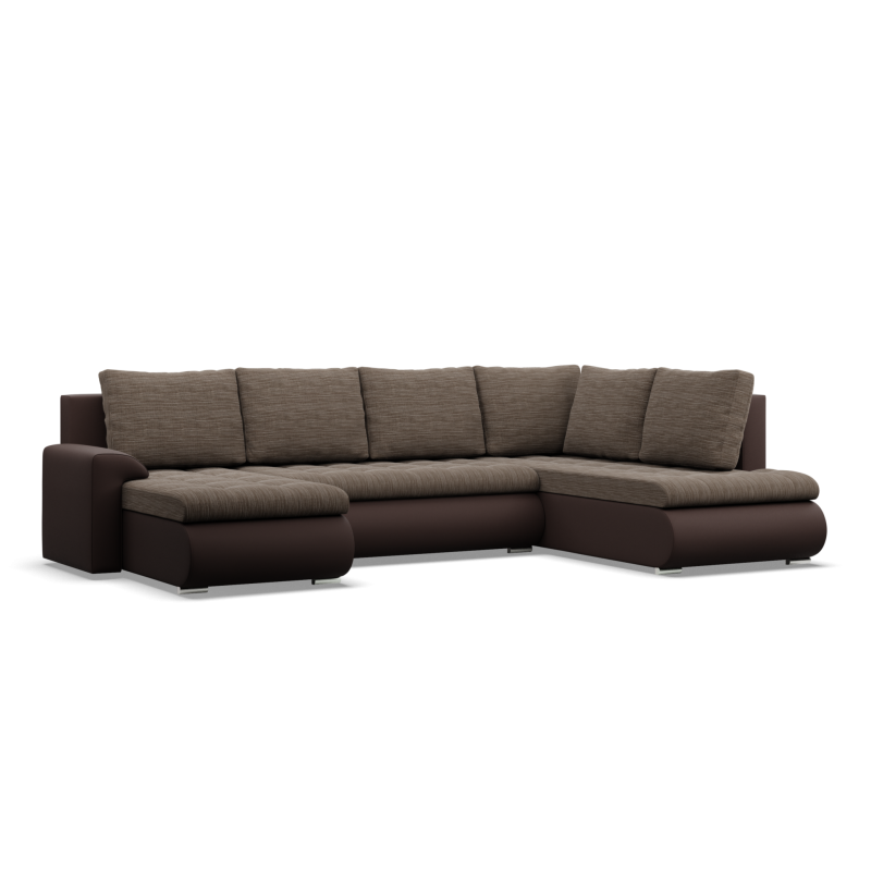 FORESTA ULO Corner Sofa, Side - RIGHT, Color - BROWN + CAPPUCCINO FORESTA ULO Corner Sofa, Side - RIGHT, Color - BROWN + CAPPUCCINO