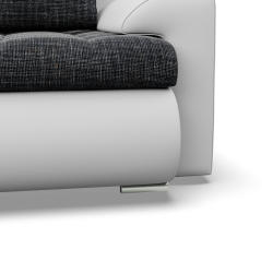 FORESTA ULO Corner Sofa, Side - LEFT, Color - GRAY + WHITE FORESTA ULO Corner Sofa, Side - LEFT, Color - GRAY + WHITE