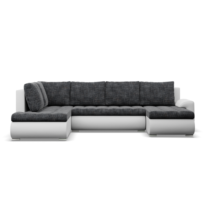 FORESTA ULO Corner Sofa, Side - LEFT, Color - GRAY + WHITE FORESTA ULO Corner Sofa, Side - LEFT, Color - GRAY + WHITE