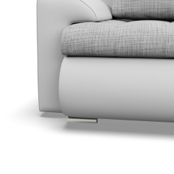 FORESTA ULO Corner Sofa, Side - RIGHT, Color - GRAY + WHITE FORESTA ULO Corner Sofa, Side - RIGHT, Color - GRAY + WHITE