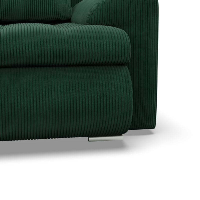 FORESTA ULO Poso Corner Sofa, Side - LEFT, Color - BOTTLE GREEN FORESTA ULO Poso Corner Sofa, Side - LEFT, Color - BOTTLE GREEN