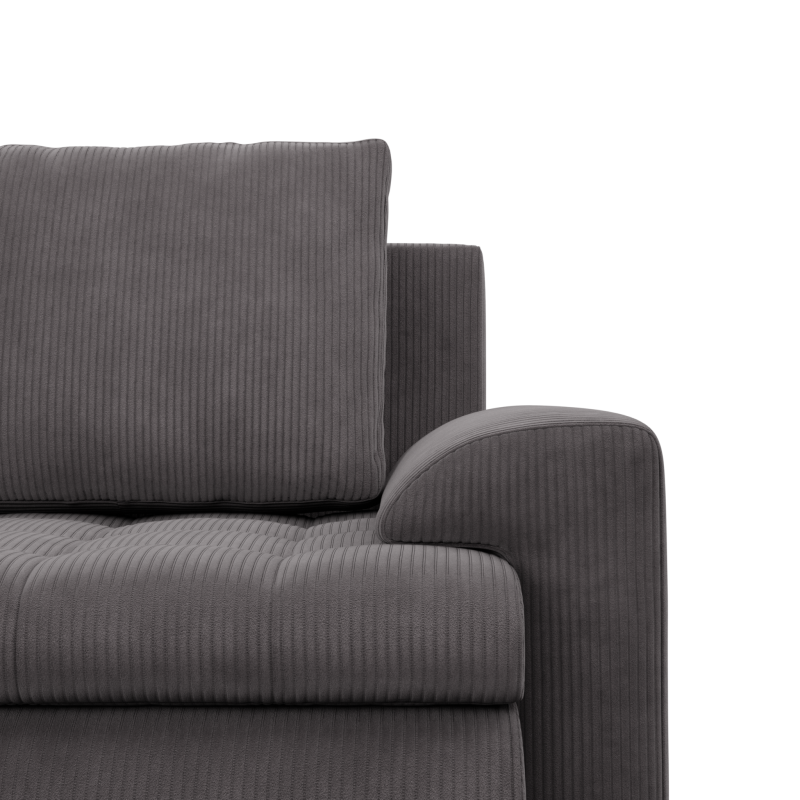 FORESTA ULO Poso Corner Sofa, Side - LEFT, Color - DARK GRAY FORESTA ULO Poso Corner Sofa, Side - LEFT, Color - DARK GRAY