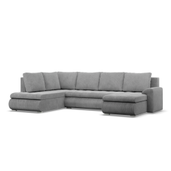 Ecksofa FORESTA ULO Poso, Seite - LINKS, Farbe - HELLGRAU