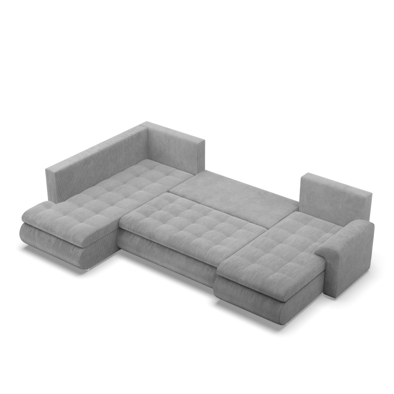 Ecksofa FORESTA ULO Poso, Seite - LINKS, Farbe - HELLGRAU Ecksofa FORESTA ULO Poso, Seite - LINKS, Farbe - HELLGRAU