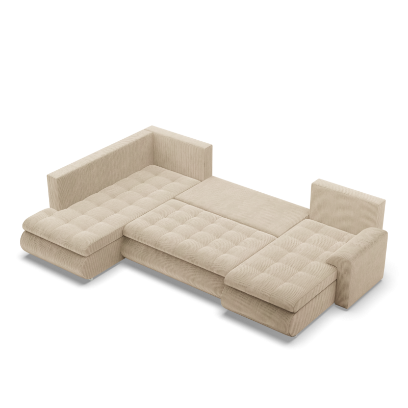 FORESTA ULO Poso Corner Sofa, Side - LEFT, Color - BEIGE FORESTA ULO Poso Corner Sofa, Side - LEFT, Color - BEIGE
