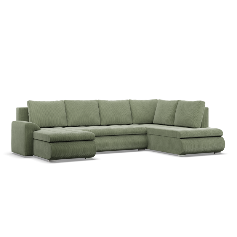 FORESTA ULO Corner Sofa, Side - RIGHT, Color - LIGHT GREEN FORESTA ULO Corner Sofa, Side - RIGHT, Color - LIGHT GREEN