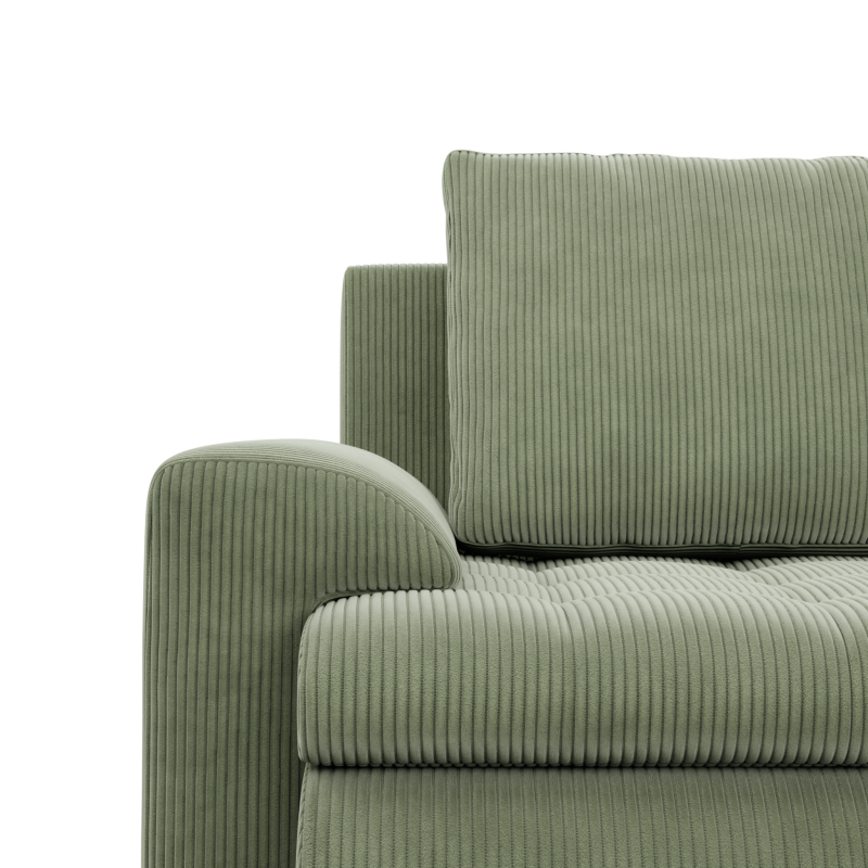 FORESTA ULO Corner Sofa, Side - RIGHT, Color - LIGHT GREEN FORESTA ULO Corner Sofa, Side - RIGHT, Color - LIGHT GREEN