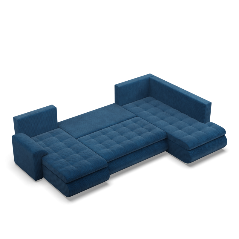 Ecksofa FORESTA ULO Poso, Seite - RECHTS, Farbe - MARINEBLAU Ecksofa FORESTA ULO Poso, Seite - RECHTS, Farbe - MARINEBLAU