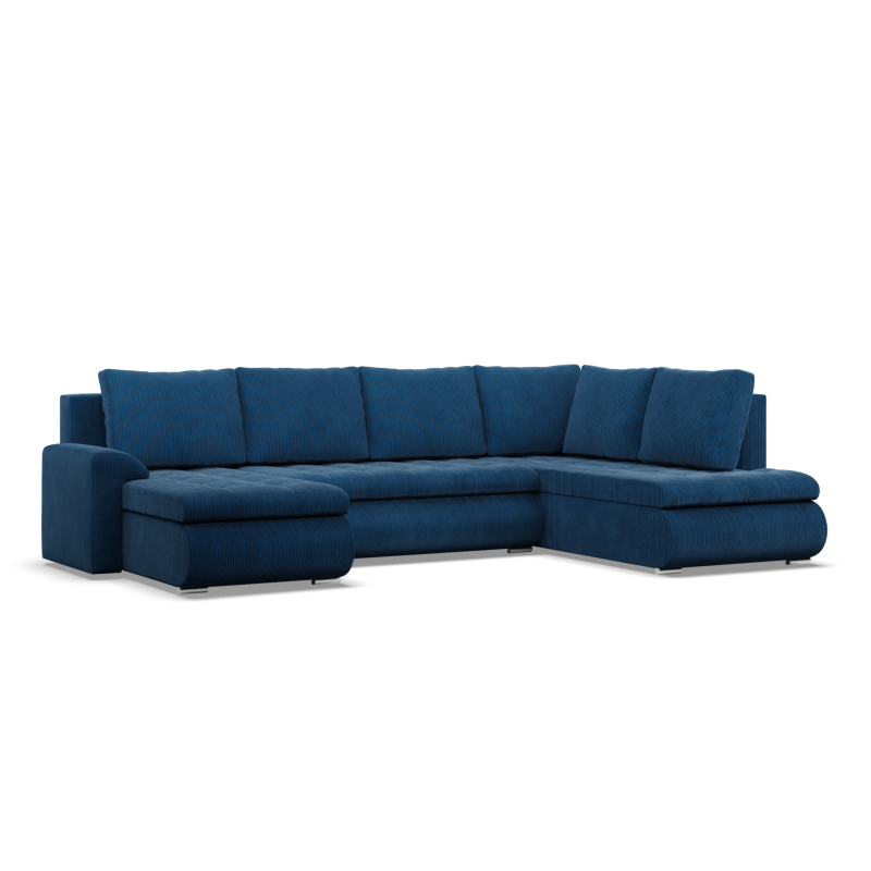 FORESTA ULO Corner Sofa, Side - RIGHT, Color - NAVY BLUE FORESTA ULO Corner Sofa, Side - RIGHT, Color - NAVY BLUE