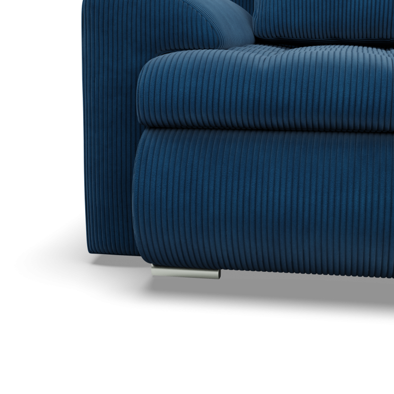 FORESTA ULO Corner Sofa, Side - RIGHT, Color - NAVY BLUE FORESTA ULO Corner Sofa, Side - RIGHT, Color - NAVY BLUE
