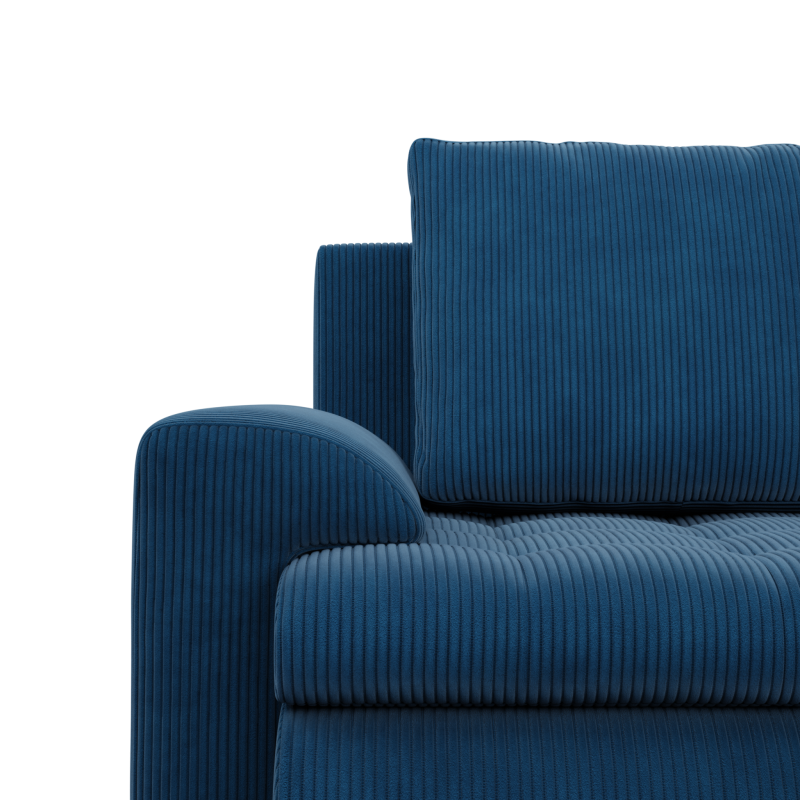 FORESTA ULO Corner Sofa, Side - RIGHT, Color - NAVY BLUE FORESTA ULO Corner Sofa, Side - RIGHT, Color - NAVY BLUE