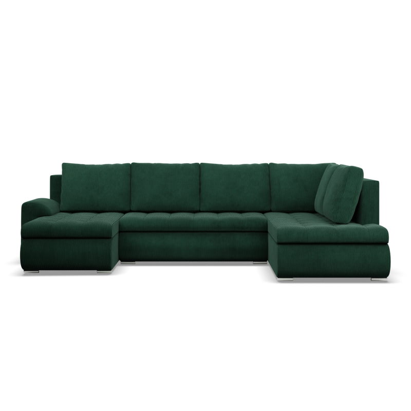 FORESTA ULO Corner Sofa, Side - RIGHT, Color - BOTTLE GREEN FORESTA ULO Corner Sofa, Side - RIGHT, Color - BOTTLE GREEN