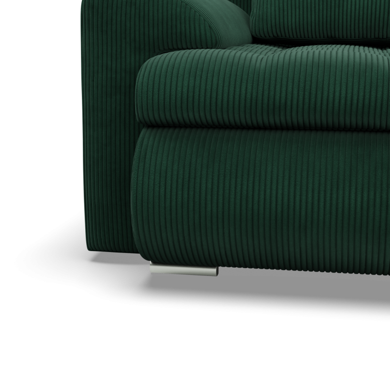 FORESTA ULO Corner Sofa, Side - RIGHT, Color - BOTTLE GREEN FORESTA ULO Corner Sofa, Side - RIGHT, Color - BOTTLE GREEN