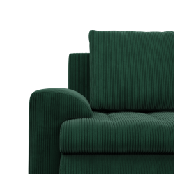 FORESTA ULO Corner Sofa, Side - RIGHT, Color - BOTTLE GREEN FORESTA ULO Corner Sofa, Side - RIGHT, Color - BOTTLE GREEN