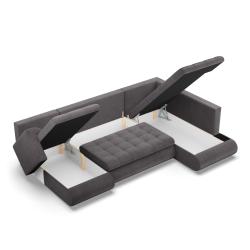 FORESTA ULO Corner Sofa, Side - RIGHT, Color - DARK GRAY FORESTA ULO Corner Sofa, Side - RIGHT, Color - DARK GRAY