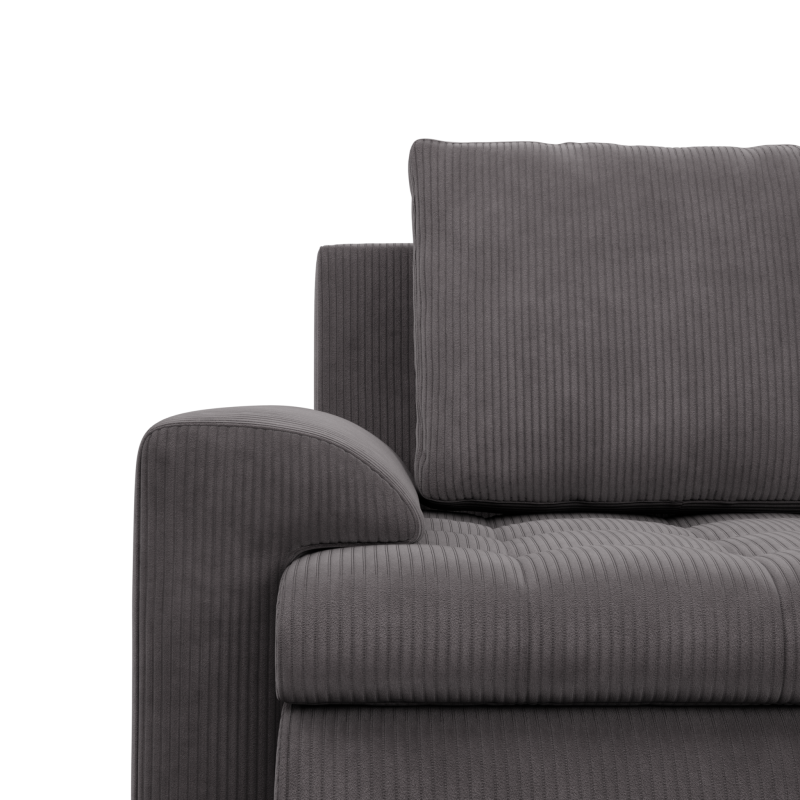 FORESTA ULO Corner Sofa, Side - RIGHT, Color - DARK GRAY FORESTA ULO Corner Sofa, Side - RIGHT, Color - DARK GRAY