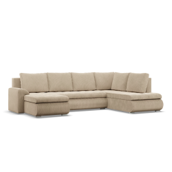 Ecksofa FORESTA ULO Poso, Seite - RECHTS, Farbe - BEIGE