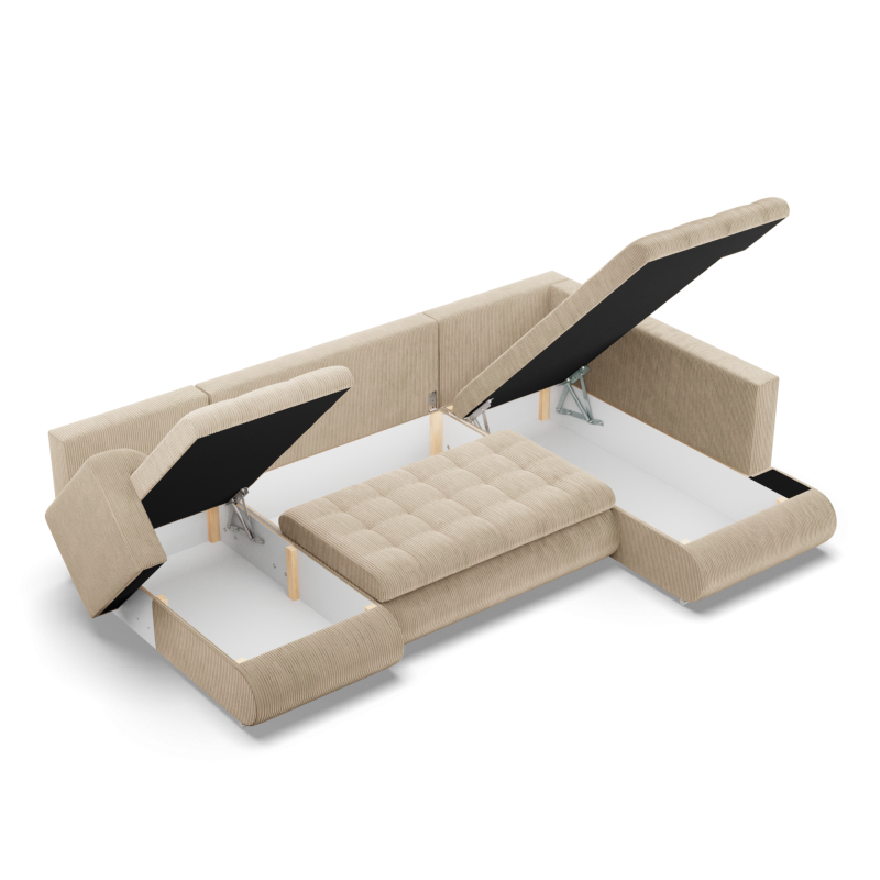FORESTA ULO Corner Sofa, Side - RIGHT, Color - BEIGE FORESTA ULO Corner Sofa, Side - RIGHT, Color - BEIGE