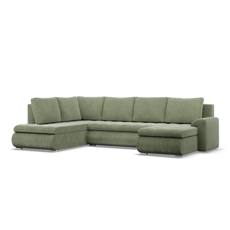 FORESTA ULO Poso Corner Sofa, Side - LEFT, Color - LIGHT GREEN FORESTA ULO Poso Corner Sofa, Side - LEFT, Color - LIGHT GREEN