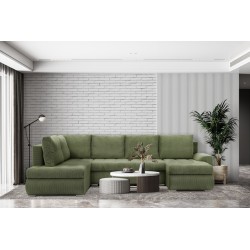 FORESTA ULO Poso Corner Sofa, Side - LEFT, Color - LIGHT GREEN FORESTA ULO Poso Corner Sofa, Side - LEFT, Color - LIGHT GREEN