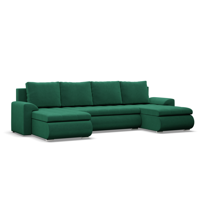 FORESTA ULL Kronos Corner Sofa, Color - BOTTLE GREEN FORESTA ULL Kronos Corner Sofa, Color - BOTTLE GREEN