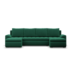 FORESTA ULL Kronos Corner Sofa, Color - BOTTLE GREEN FORESTA ULL Kronos Corner Sofa, Color - BOTTLE GREEN