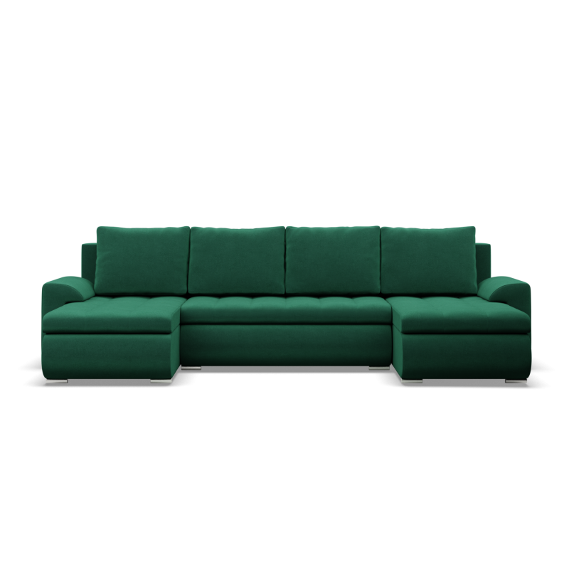 FORESTA ULL Kronos Corner Sofa, Color - BOTTLE GREEN FORESTA ULL Kronos Corner Sofa, Color - BOTTLE GREEN