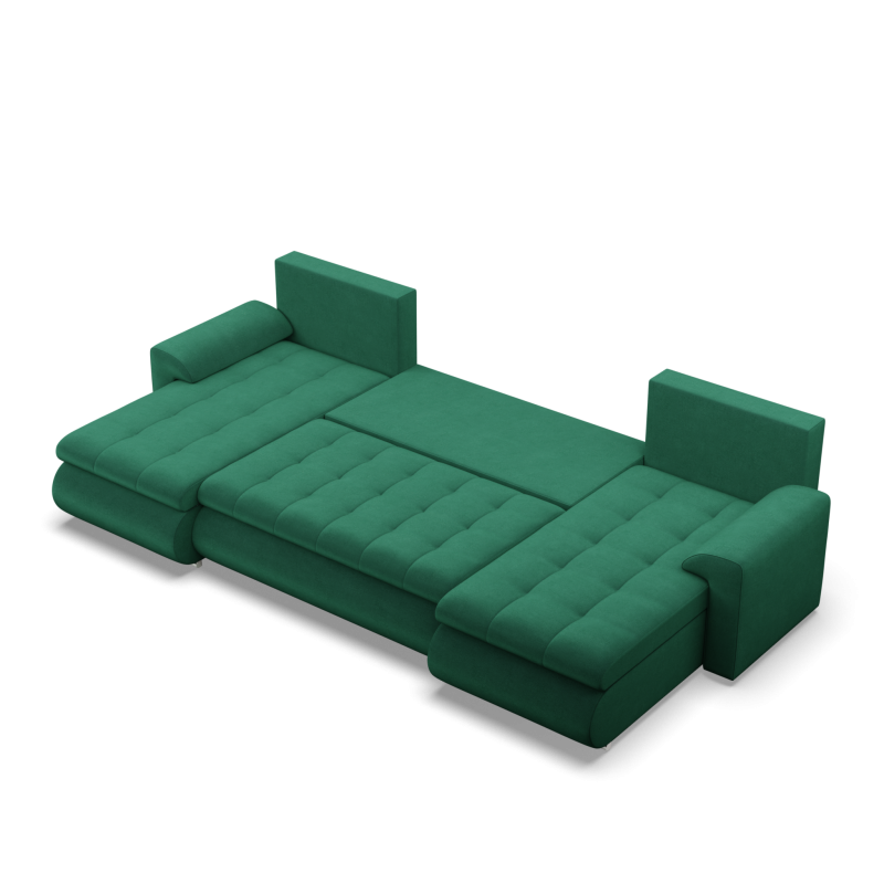 FORESTA ULL Kronos Corner Sofa, Color - BOTTLE GREEN FORESTA ULL Kronos Corner Sofa, Color - BOTTLE GREEN