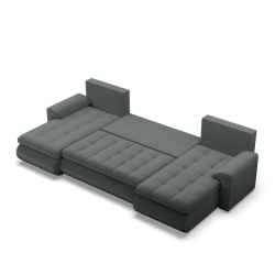 FORESTA ULL Kronos Ecksofa, Farbe - DUNKELGRAU FORESTA ULL Kronos Ecksofa, Farbe - DUNKELGRAU