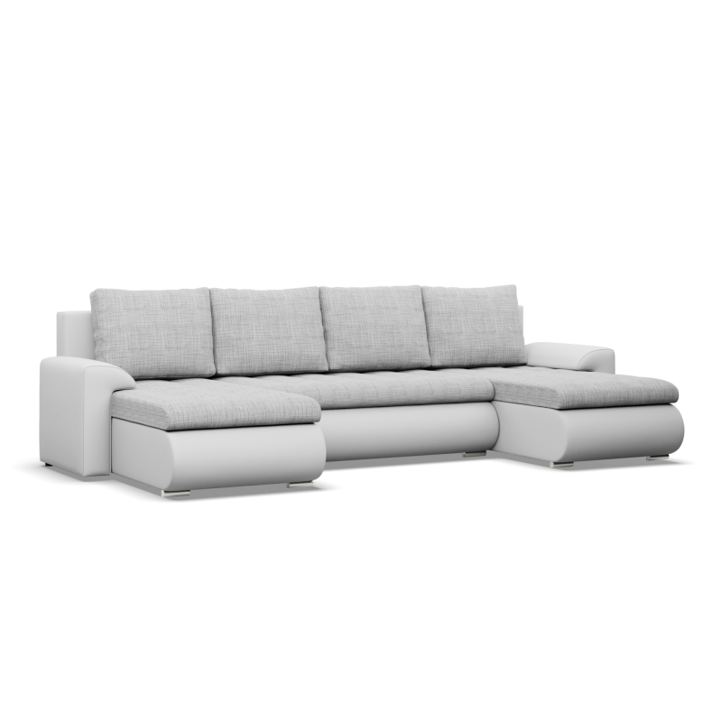 FORESTA ULL Corner Sofa, Color - GRAY + WHITE FORESTA ULL Corner Sofa, Color - GRAY + WHITE