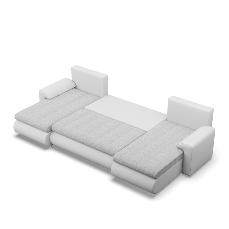FORESTA ULL Corner Sofa, Color - GRAY + WHITE FORESTA ULL Corner Sofa, Color - GRAY + WHITE