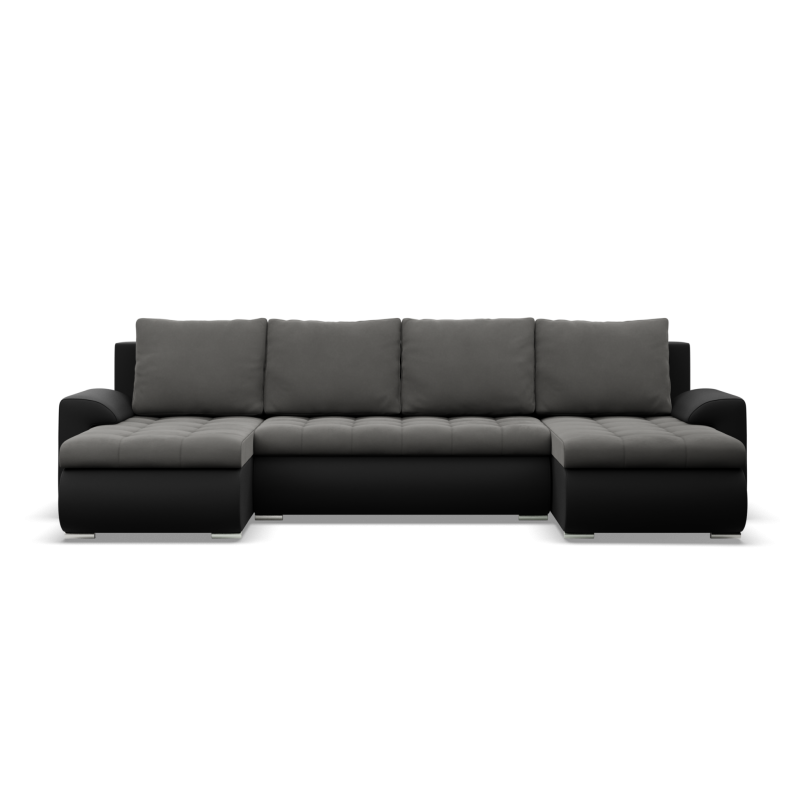 FORESTA ULL Corner Sofa, Color - DARK GRAY + BLACK FORESTA ULL Corner Sofa, Color - DARK GRAY + BLACK