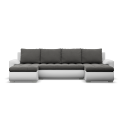 FORESTA ULL Corner Sofa, Color - DARK GRAY + WHITE FORESTA ULL Corner Sofa, Color - DARK GRAY + WHITE