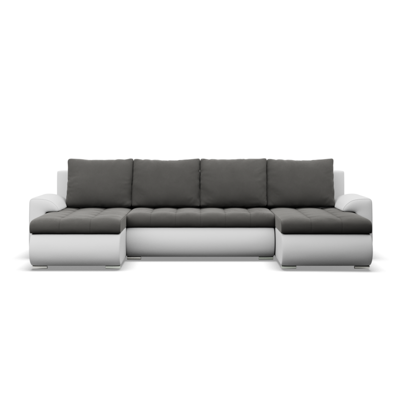 FORESTA ULL Corner Sofa, Color - DARK GRAY + WHITE FORESTA ULL Corner Sofa, Color - DARK GRAY + WHITE