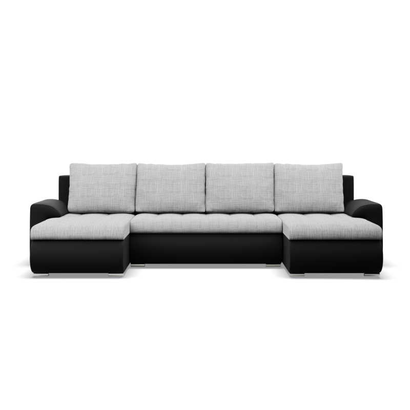 FORESTA ULL Corner Sofa, Color - GRAY + BLACK FORESTA ULL Corner Sofa, Color - GRAY + BLACK