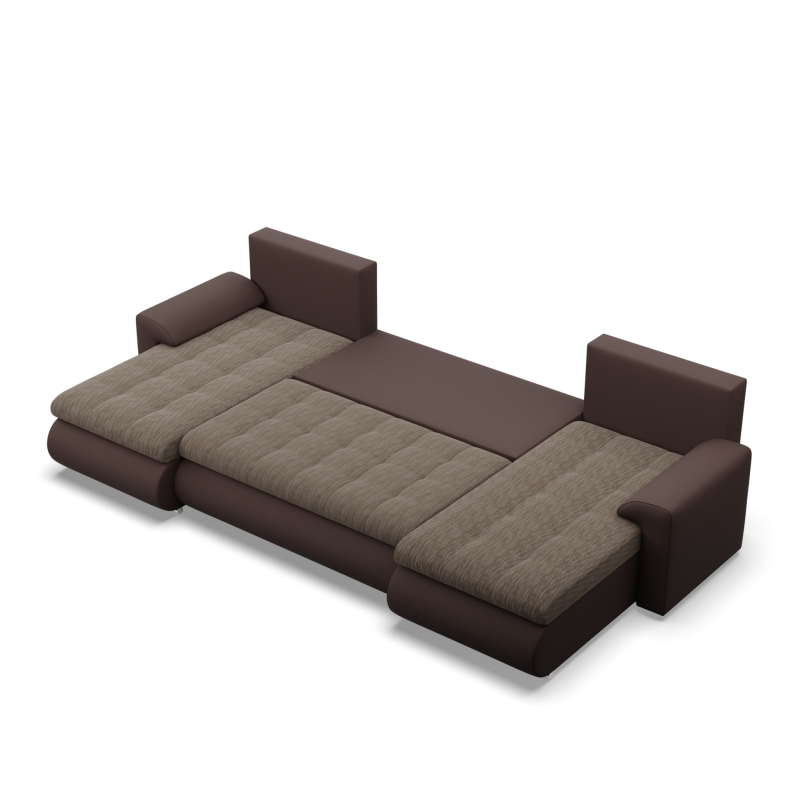 FORESTA ULL Corner Sofa, Color - BROWN + CAPPUCCINO FORESTA ULL Corner Sofa, Color - BROWN + CAPPUCCINO