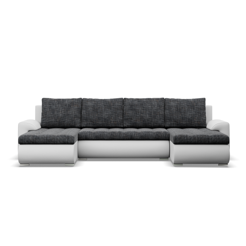 FORESTA ULL Corner Sofa, Color - GRAY + BLACK FORESTA ULL Corner Sofa, Color - GRAY + BLACK