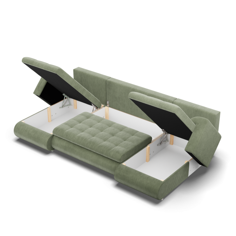 FORESTA ULL Poso Corner Sofa, Color - LIGHT GREEN FORESTA ULL Poso Corner Sofa, Color - LIGHT GREEN