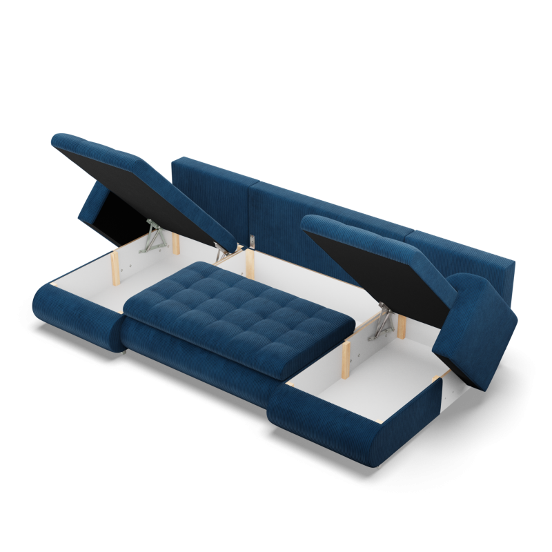 FORESTA ULL Poso Corner Sofa, Color - NAVY BLUE FORESTA ULL Poso Corner Sofa, Color - NAVY BLUE