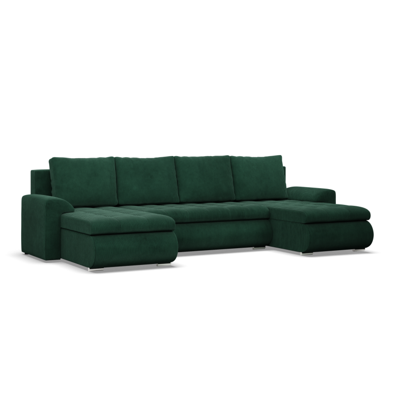 FORESTA ULL Poso Corner Sofa, Color - BOTTLE GREEN FORESTA ULL Poso Corner Sofa, Color - BOTTLE GREEN
