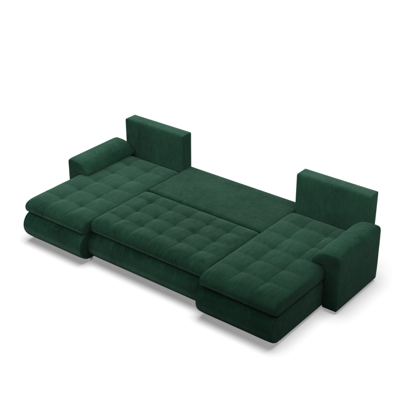 FORESTA ULL Poso Corner Sofa, Color - BOTTLE GREEN FORESTA ULL Poso Corner Sofa, Color - BOTTLE GREEN