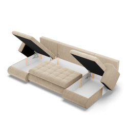 FORESTA ULL Poso Corner Sofa, Color - BEIGE FORESTA ULL Poso Corner Sofa, Color - BEIGE