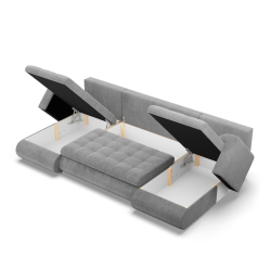 FORESTA ULL Poso Corner Sofa, Color - GRAY FORESTA ULL Poso Corner Sofa, Color - GRAY