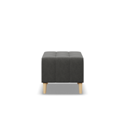 ELMA Pouf, Color - DARK GRAY, Size - 50x50 ELMA Pouf, Color - DARK GRAY, Size - 50x50